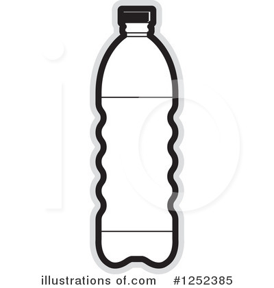 Royalty-Free (RF) Water Bottle Clipart Illustration by Lal Perera - Stock Sample #1252385