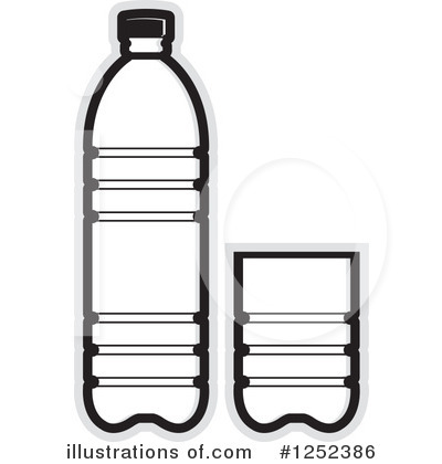 Royalty-Free (RF) Water Bottle Clipart Illustration by Lal Perera - Stock Sample #1252386