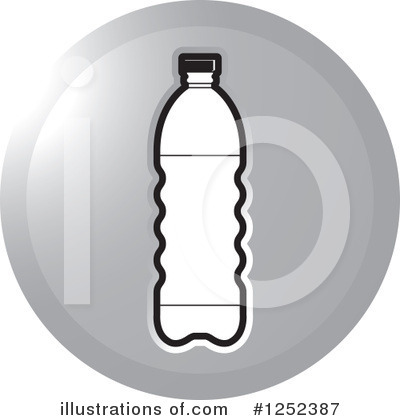 Royalty-Free (RF) Water Bottle Clipart Illustration by Lal Perera - Stock Sample #1252387