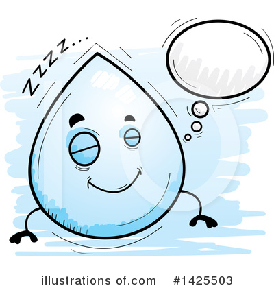 Royalty-Free (RF) Water Drop Clipart Illustration by Cory Thoman - Stock Sample #1425503