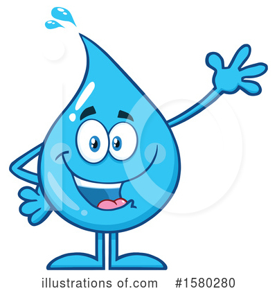 Droplets Clipart #1580280 by Hit Toon