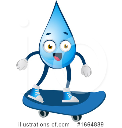 Royalty-Free (RF) Water Drop Clipart Illustration by Morphart Creations - Stock Sample #1664889