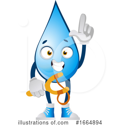 Royalty-Free (RF) Water Drop Clipart Illustration by Morphart Creations - Stock Sample #1664894