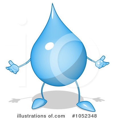 Water Droplet Clipart #1052348 - Illustration by Julos