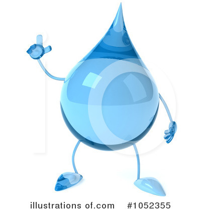 Water Droplet Clipart #1052355 - Illustration by Julos