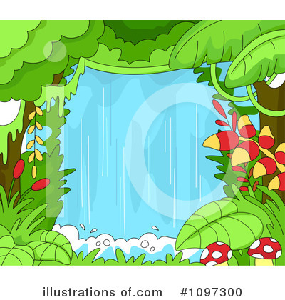 Royalty-Free (RF) Waterfall Clipart Illustration by BNP Design Studio - Stock Sample #1097300