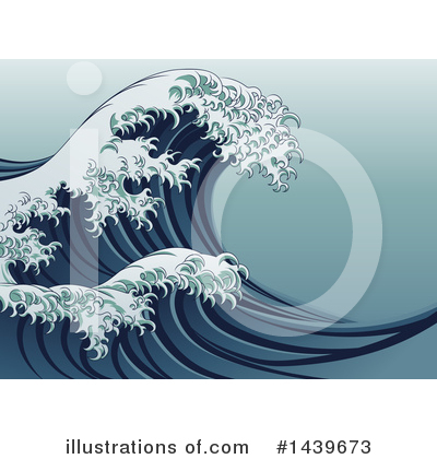 Wave Clipart #1439673 by AtStockIllustration