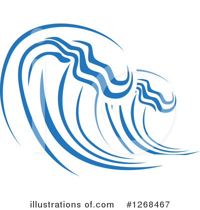Waves Clipart #1268467 by Vector Tradition SM