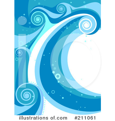 Royalty-Free (RF) Waves Clipart Illustration by BNP Design Studio - Stock Sample #211061