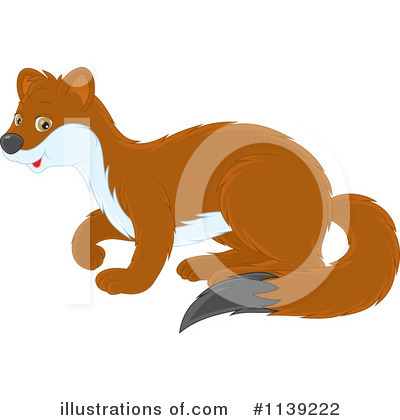 Weasel Clipart #1139222 by Alex Bannykh