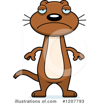 Weasel Clipart #1207793 by Cory Thoman