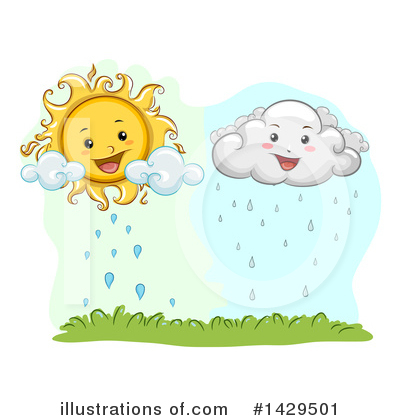 Cloud Character Clipart #1429501 by BNP Design Studio