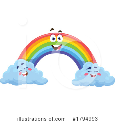 Rainbow Clipart #1794993 by Vector Tradition SM