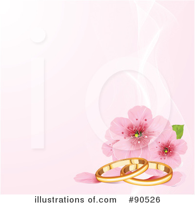 Royalty-Free (RF) Wedding Background Clipart Illustration by Pushkin - Stock Sample #90526