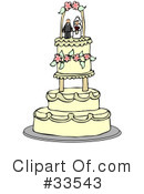 Wedding Cake Clipart #33543 by djart