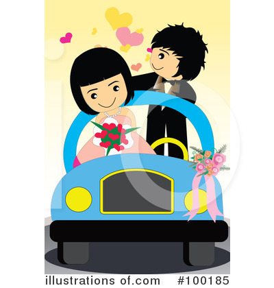 Royalty-Free (RF) Wedding Clipart Illustration by mayawizard101 - Stock Sample #100185