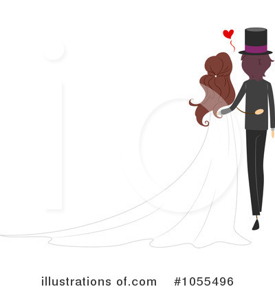 Royalty-Free (RF) Wedding Clipart Illustration by BNP Design Studio - Stock Sample #1055496