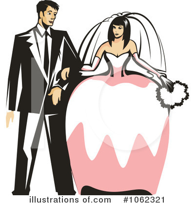 Royalty-Free (RF) Wedding Clipart Illustration by Vector Tradition SM - Stock Sample #1062321