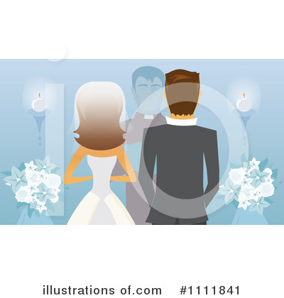 Wedding Couple Clipart #1111841 by Amanda Kate