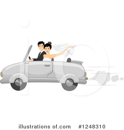 Just Married Clipart #1248310 by BNP Design Studio