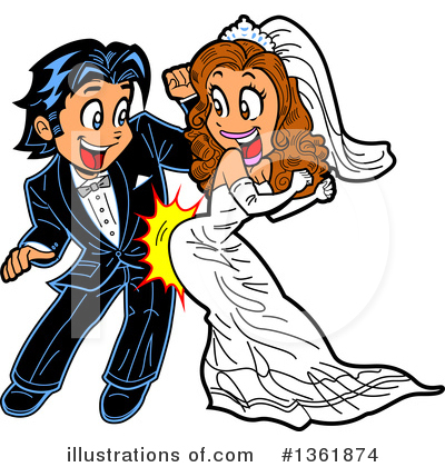 Couple Clipart #1361874 by Clip Art Mascots