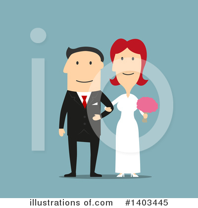 Royalty-Free (RF) Wedding Clipart Illustration by Vector Tradition SM - Stock Sample #1403445
