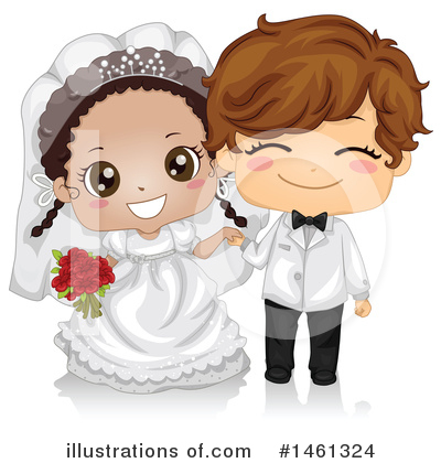 Royalty-Free (RF) Wedding Clipart Illustration by BNP Design Studio - Stock Sample #1461324
