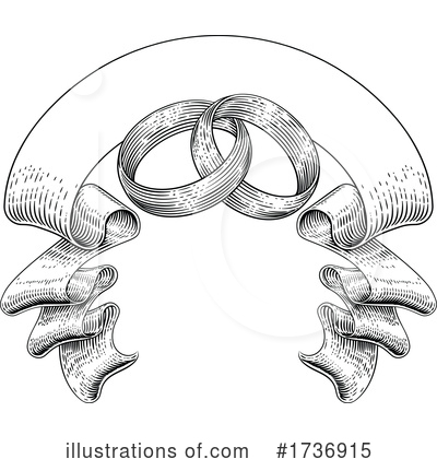Wedding Rings Clipart #1736915 by AtStockIllustration