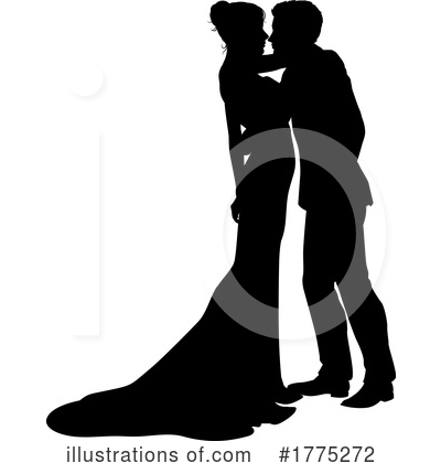 Wedding Couple Clipart #1775272 by AtStockIllustration