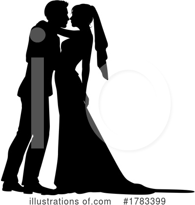 Wedding Couple Clipart #1783399 by AtStockIllustration