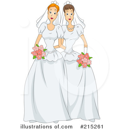 Royalty-Free (RF) Wedding Clipart Illustration by BNP Design Studio - Stock Sample #215261