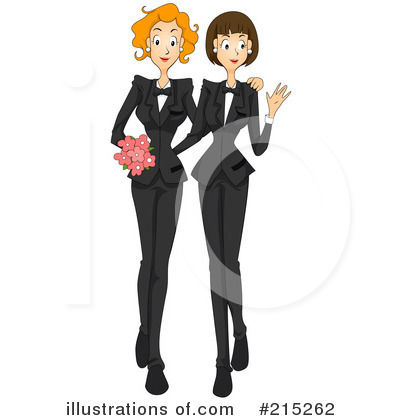 Royalty-Free (RF) Wedding Clipart Illustration by BNP Design Studio - Stock Sample #215262