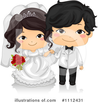 Brides Clipart #1112431 by BNP Design Studio