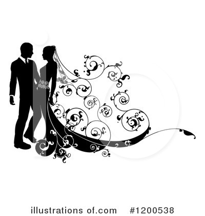 Couple Clipart #1200538 by AtStockIllustration