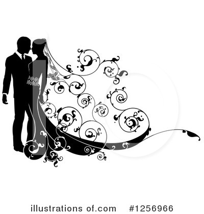 Bride Clipart #1256966 by AtStockIllustration