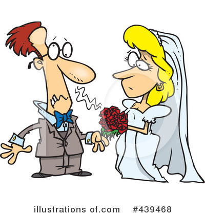 Wedding Couple Clipart #439468 by toonaday