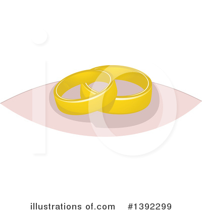 Wedding Rings Clipart #1392299 by BNP Design Studio
