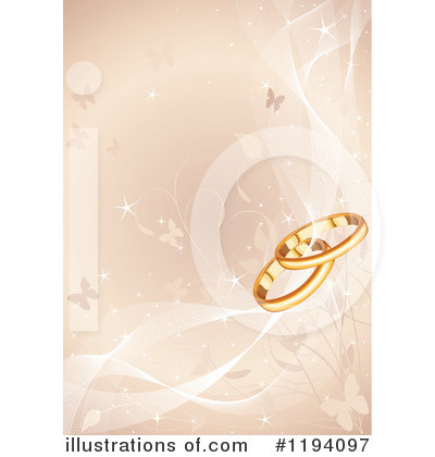 Royalty-Free (RF) Wedding Rings Clipart Illustration by Pushkin - Stock Sample #1194097