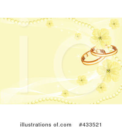 Royalty-Free (RF) Wedding Rings Clipart Illustration by Pushkin - Stock Sample #433521