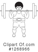 Weightlifting Clipart #1268966 by Lal Perera