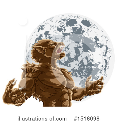 Full Moon Clipart #1516098 by AtStockIllustration