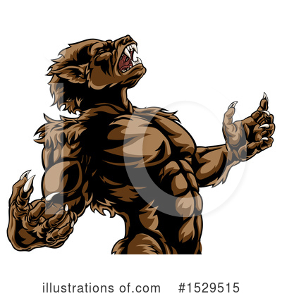 Royalty-Free (RF) Werewolf Clipart Illustration by AtStockIllustration - Stock Sample #1529515