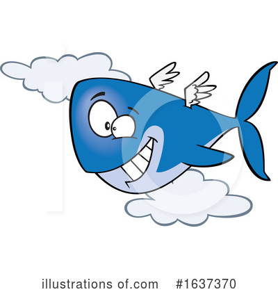 Royalty-Free (RF) Whale Clipart Illustration by toonaday - Stock Sample #1637370