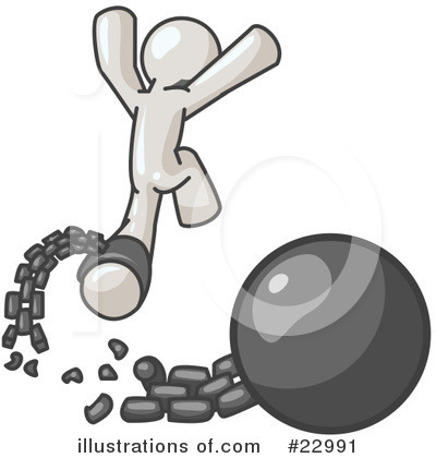 Ball And Chain Clipart #22991 by Leo Blanchette