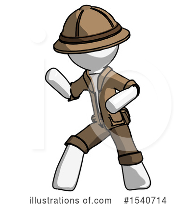 Royalty-Free (RF) White Design Mascot Clipart Illustration by Leo Blanchette - Stock Sample #1540714