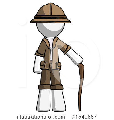 Royalty-Free (RF) White Design Mascot Clipart Illustration by Leo Blanchette - Stock Sample #1540887