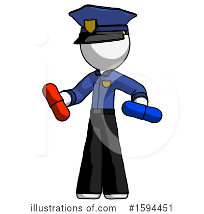 Royalty-Free (RF) White Design Mascot Clipart Illustration by Leo Blanchette - Stock Sample #1594451