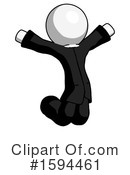 White Design Mascot Clipart #1594461 by Leo Blanchette