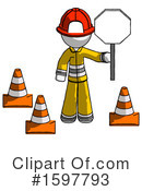 White Design Mascot Clipart #1597793 by Leo Blanchette