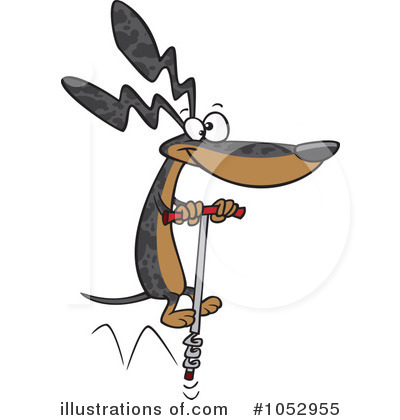 Weiner Dog Clipart #1052955 by toonaday